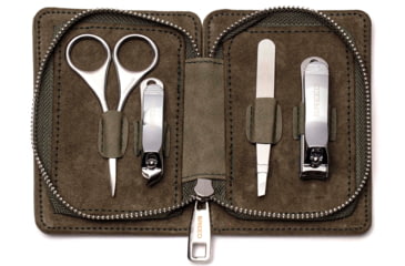 Image of Breed Sabre 4 Piece Surgical Steel Groom Kit, Green, One Size, BRDGRMKIT3