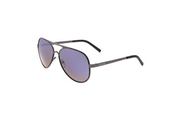 Image of Breed Sunglasses Genesis Sunglasses, Gunmetal / Purple-Blue BSG046GM