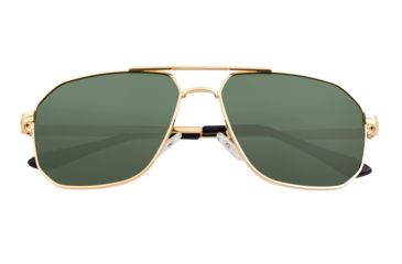 Image of Breed Sunglasses Norma Polarized Sunglasses - Men's, Gold/Black, One Size, BSG064GD