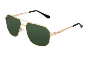 Image of Breed Sunglasses Norma Polarized Sunglasses - Men's, Gold/Black, One Size, BSG064GD