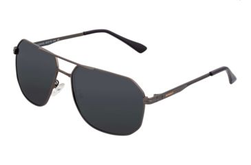 Image of Breed Sunglasses Norma Polarized Sunglasses - Men's, Gunmetal/Black, One Size, BSG064SL