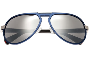 Image of Breed Titanium Polarized Sunglasses, Blue/Black, BSG028BL, Blue/Black, One Size, BSG028BL