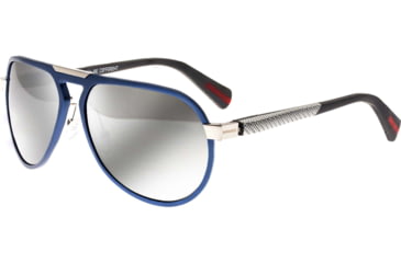 Image of Breed Titanium Polarized Sunglasses, Blue/Black, BSG028BL, Blue/Black, One Size, BSG028BL