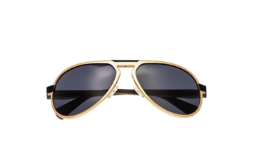 Image of Breed Titanium Polarized Sunglasses, Gold/Black, BSG028GD, Gold/Black, One Size, BSG028GD