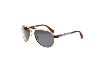 Image of Breed Titanium Polarized Sunglasses, Gold/Black, BSG028GD, Gold/Black, One Size, BSG028GD