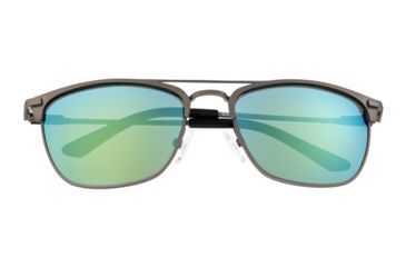 Image of Breed Zodiac Sunglasses, Gunmetal Titanium Frame, Green/Blue Polarized Lens, Gunmetal/Green-Blue, One Size, BSG053GM