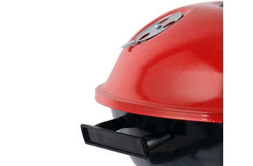 Image of BRENTWOOD Portable Charcoal BBQ Grill with Wheels, Red, 17, BB-1701