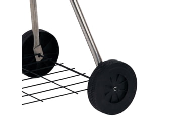 Image of BRENTWOOD Portable Charcoal BBQ Grill with Wheels, Red, 17, BB-1701