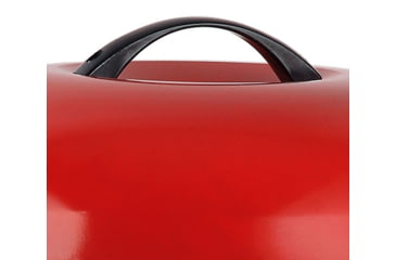 Image of BRENTWOOD Portable Charcoal BBQ Grill with Wheels, Red, 17, BB-1701