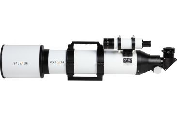 Image of Bresser Messier AR-127S/635 f/5 Optical Tube Telescope Package w/ 635mm Focal , 2in Rack  Pinion Focuser, 8x50 Straight-through Finder,   26mm Super Plossl Eyepiece,  Mounting Rings BR-AR127635