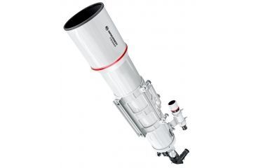 Image of Bresser Messier AR-152S/760 f/5 Optical Tube Telescope Package w/ 760mm Focal , 2in Rack  Pinion Focuser, 8x50 Straight-through Finder,   26mm Super Plossl Eyepiece,  Mounting Rings BR-AR152760