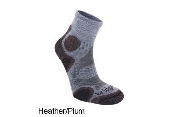Image of Bridgedale Xhale Trail D Ws Sock - Heather/Plum M