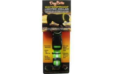 Image of Brite Companies Dog Brite Grn Waterproof Lighted Dog Collar