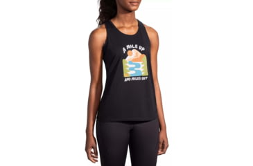 Image of Brooks 3.0 Distance Tank - Womens, Black Colorado 24, Medium, 221670076.030