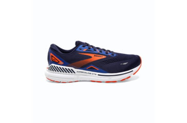Image of Brooks Adrenaline GTS 23 Trail Runnung Shoes - Mens, Peacoat/Orange/Surf the Web, 12.5, 1103911D438.125