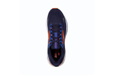 Image of Brooks Adrenaline GTS 23 Trail Runnung Shoes - Mens, Peacoat/Orange/Surf the Web, 12.5, 1103911D438.125