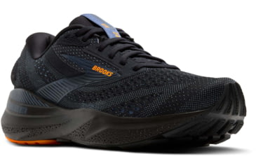 Image of Brooks Adrenaline GTS 24 Road Running Shoes - Mens, Black/Country Blue/Orange, 11.5 US/Medium, 1104371D076.115