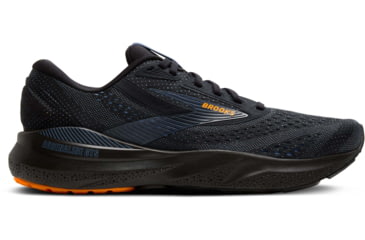 Image of Brooks Adrenaline GTS 24 Road Running Shoes - Mens, Black/Country Blue/Orange, 11.5 US/Medium, 1104371D076.115
