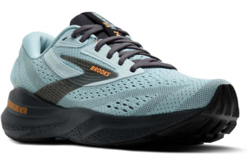 Image of Brooks Adrenaline GTS 24 Road Running Shoes - Mens, Winter Sky/Ebony/Orange, 11.0 US/Medium, 1104371D416.110