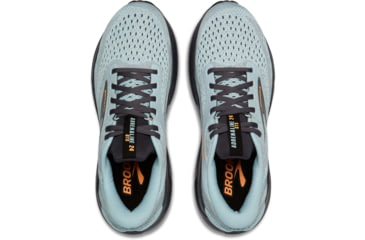 Image of Brooks Adrenaline GTS 24 Road Running Shoes - Mens, Winter Sky/Ebony/Orange, 11.0 US/Medium, 1104371D416.110