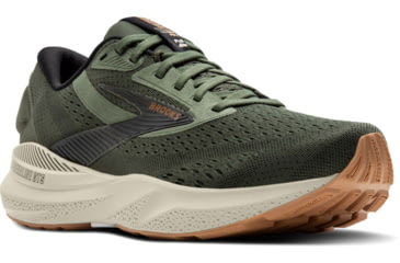 Image of Brooks Adrenaline GTS 24 Running Shoes - Mens, Thyme/Black/Pelican, 9 US, 1104371D302.090