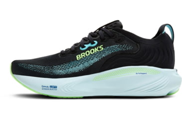 Image of Brooks Adrenaline GTS 25 Road Running Shoes - Mens, Black/Ipanema/Mint, 12, 1D, 1104541D055.120