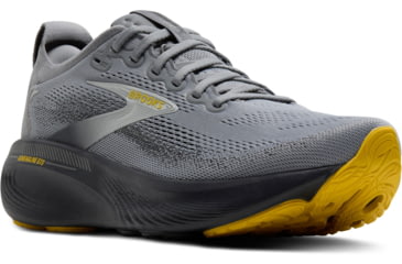 Image of Brooks Adrenaline GTS 25 Road Running Shoes - Mens, Primer Grey/Ebony/Jasmin, 11, 1D, 1104541D044.110