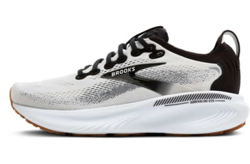 Image of Brooks Adrenaline GTS 25 - Womens Road Running Shoes, White/Black/White, 8.5 US, 1204431D189.085