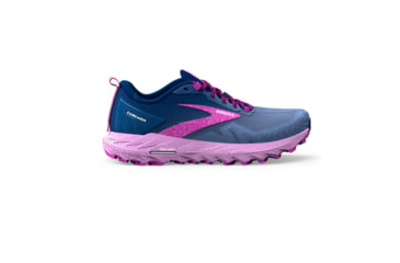 Image of Brooks Cascadia 17 Running Shoes - Womens, Navy/Purple/Violet, 6.5 Narrow, 1203921B449.065