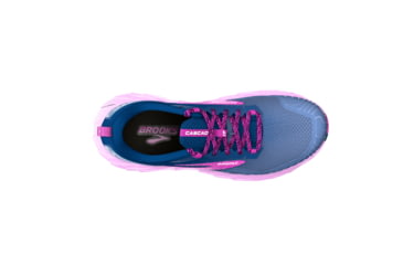 Image of Brooks Cascadia 17 Running Shoes - Womens, Navy/Purple/Violet, 6.5 Narrow, 1203921B449.065