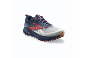 Image of Brooks Cascadia 17 Running Shoes - Womens, White/Navy/Bittersweet, 7.0, 1203921B157.070