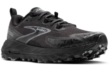 Image of Brooks Cascadia 18 Trailrunning Shoes - Mens, Black/Blackened Pearl/Grey, 12.0 US/Medium, 1104261D072.120