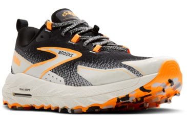 Image of Brooks Cascadia 18 Trailrunning Shoes - Mens, Black/Blue Wash/Orange, 11.0 US/Medium, 1104261D022.110