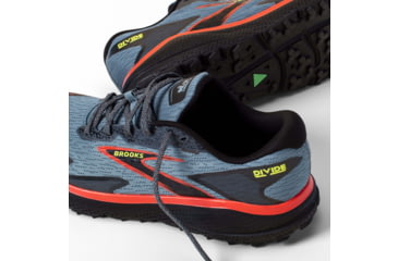 Image of Brooks Divide 5 Trailrunning Shoes - Mens, Citadel/Ebony/Lime, 11.5 US/Medium, 1104291D004.115