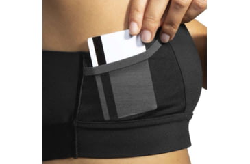 Image of Brooks Drive 3 Pocket Run Bra - Womens, Black, 38AB, 350080001.038AB