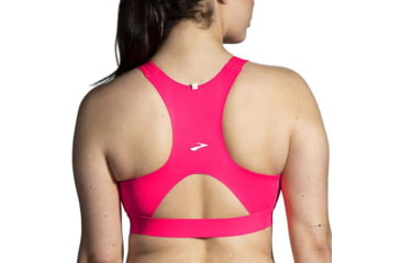 Image of Brooks Drive 3 Pocket Run Bra - Womens, Hyper Pink, 30AB, 350080620.030AB