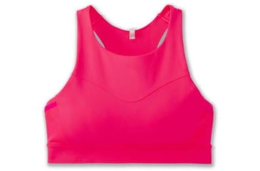 Image of Brooks Drive 3 Pocket Run Bra - Womens, Hyper Pink, 30AB, 350080620.030AB