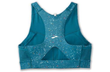 Image of Brooks Drive 3 Pocket Run Bra - Womens, Lagoon Speckle Print, 38AB, 350080464.038AB