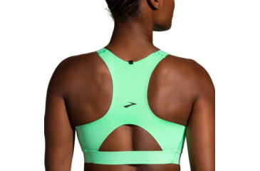 Image of Brooks Drive 3 Pocket Run Bra - Womens, Neo Green, 32AB, 350080328.032AB