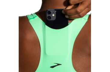 Image of Brooks Drive 3 Pocket Run Bra - Womens, Neo Green, 32AB, 350080328.032AB