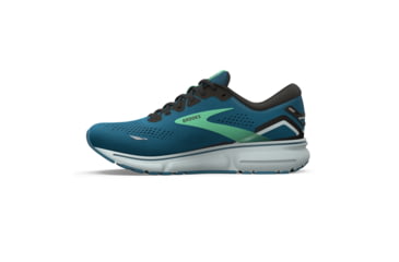 Image of Brooks Ghost 15 Running Shoes - Mens, Moroccan Blue/Black/Spring Bud, 12.5 Medium, 1103931D462.125