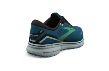 Image of Brooks Ghost 15 Running Shoes - Mens, Moroccan Blue/Black/Spring Bud, 12.5 Medium, 1103931D462.125