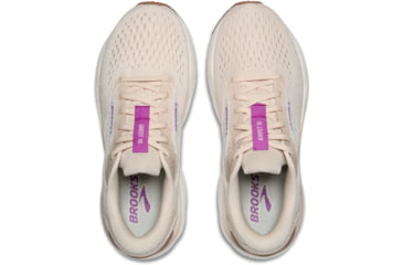 Image of Brooks Ghost 16 Road Running Shoes - Womens, Almond Peach/Coconut/Purple, 8.5 US/Medium, 1204071B251.085