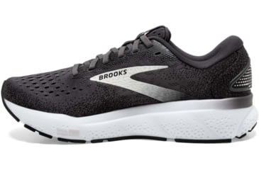 Image of Brooks Ghost 16 Road Running Shoes - Womens, Black/Grey/White, 6.5 US/Medium, 1204071B090.065