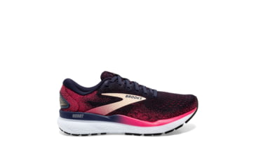 Image of Brooks Ghost 16 Road Running Shoes - Womens, Peacoat/Raspberry/Apricot, 8.5, 1204071B422.085