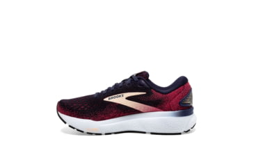 Image of Brooks Ghost 16 Road Running Shoes - Womens, Peacoat/Raspberry/Apricot, 8.5, 1204071B422.085