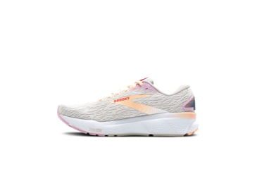 Image of Brooks Ghost 16 Road Running Shoes - Womens, White/Grey/Orchid, 8, 1204071B186.080