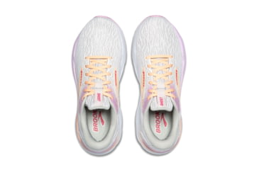Image of Brooks Ghost 16 Road Running Shoes - Womens, White/Grey/Orchid, 8, 1204071B186.080