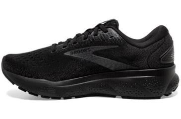 Image of Brooks Ghost 16 Running Shoes - Womens, Black/Black/Ebony, 7.0, 1204071B020.070