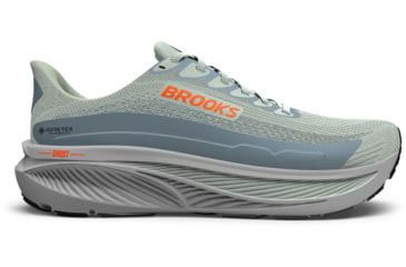 Image of Brooks Ghost 17 GTX Road Running Shoes - Mens, Smoke/Primer Grey/Orange, 8, 1D, 1104621D022.080